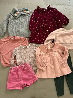8- piece Toddler girls Zara and H&M bundle